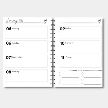 A5 - 'Hughie' The Highland Cow Diary