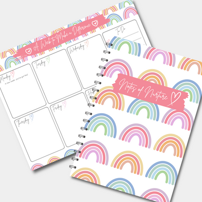 Rainbow Bundle - A5 Notebook & Weekly Planner