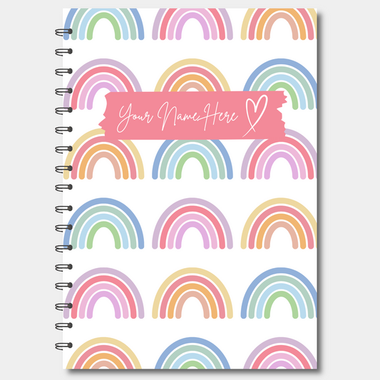 A5 - Rainbow Notes of Nurture Notebook